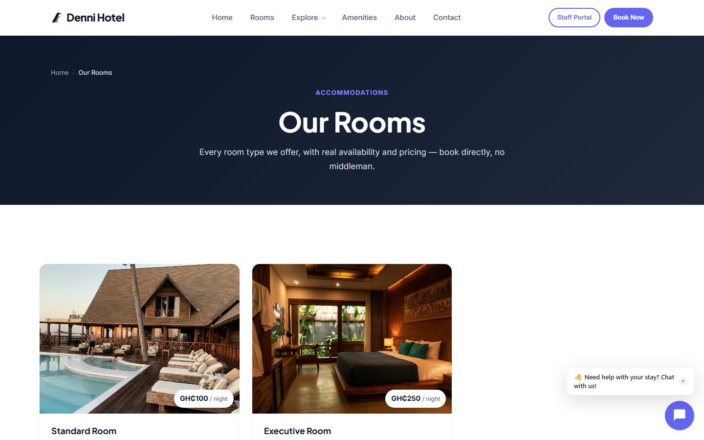 Booking engine